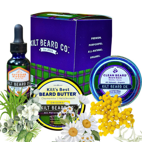 Outdoor Bivouac- Weekend Warrior Lifestyle Beard Kit - Beard Oil, Balm, and Butter