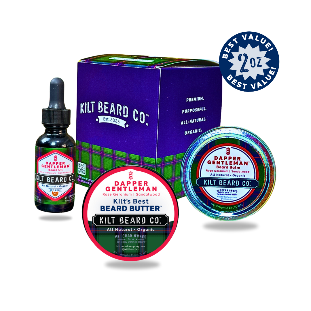 Date Night Lifestyle Kit | Beard Oil + Balm + Butter | Dapper Gentleman