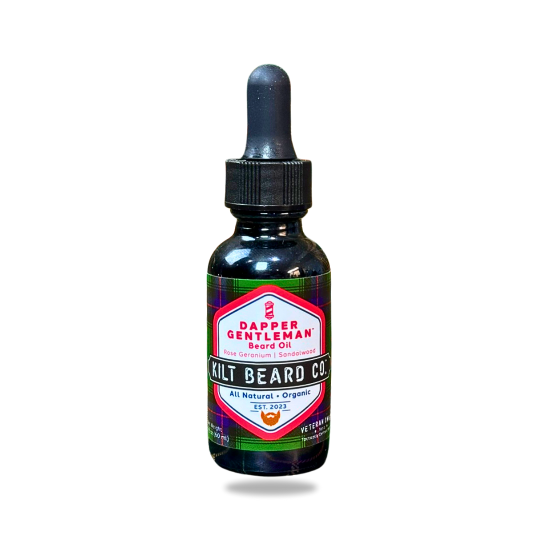 Premium Beard Oil | Dapper Gentleman, Date Night Lifestyle | Rose and Sandalwood