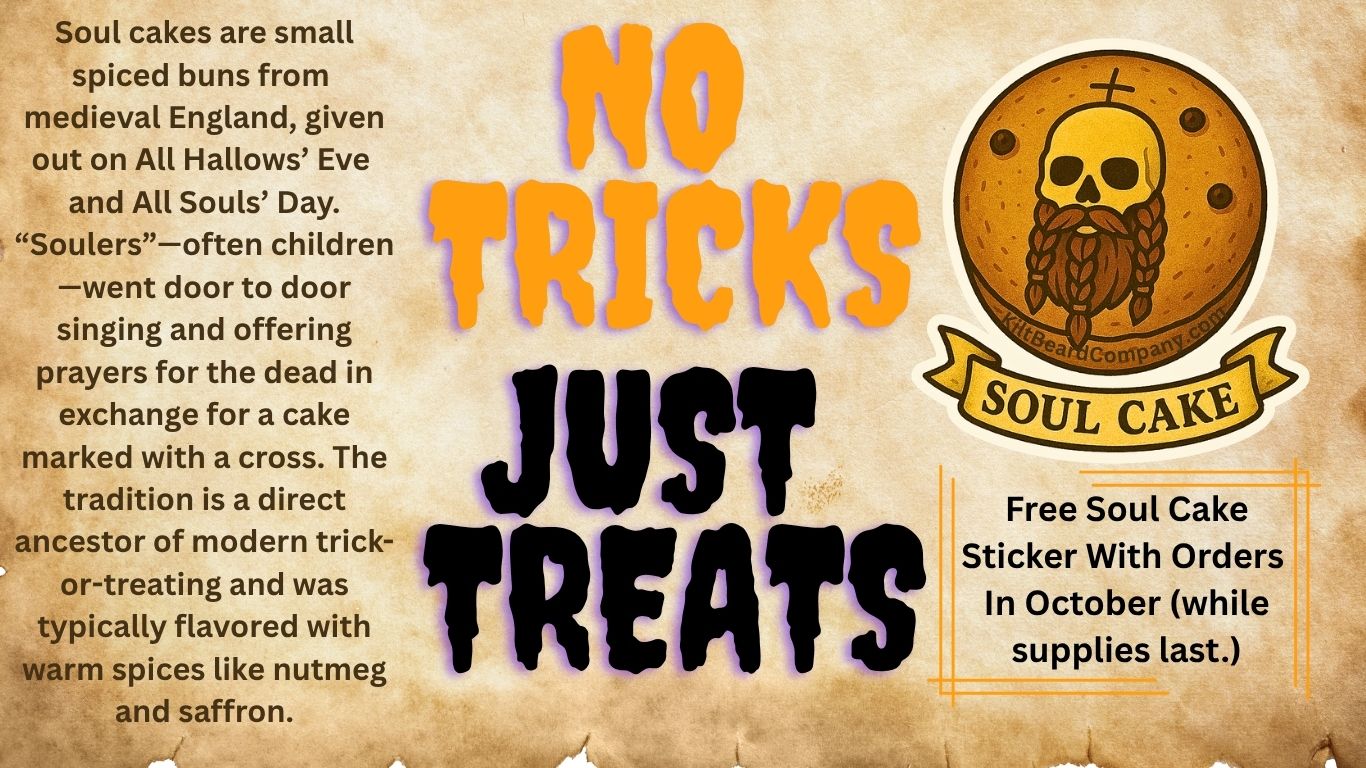 Free Soul Cake Sticker With Order.