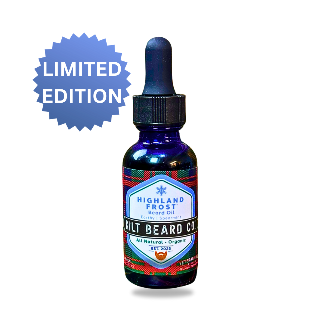 Highland Frost - Holiday Limited Edition- Premium Beard Oil | Earthy and Spearmint