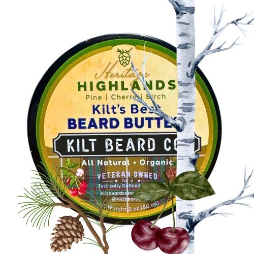 Kilt's Best Beard Butter- Highlands- 2oz Organic Premium Beard Butter