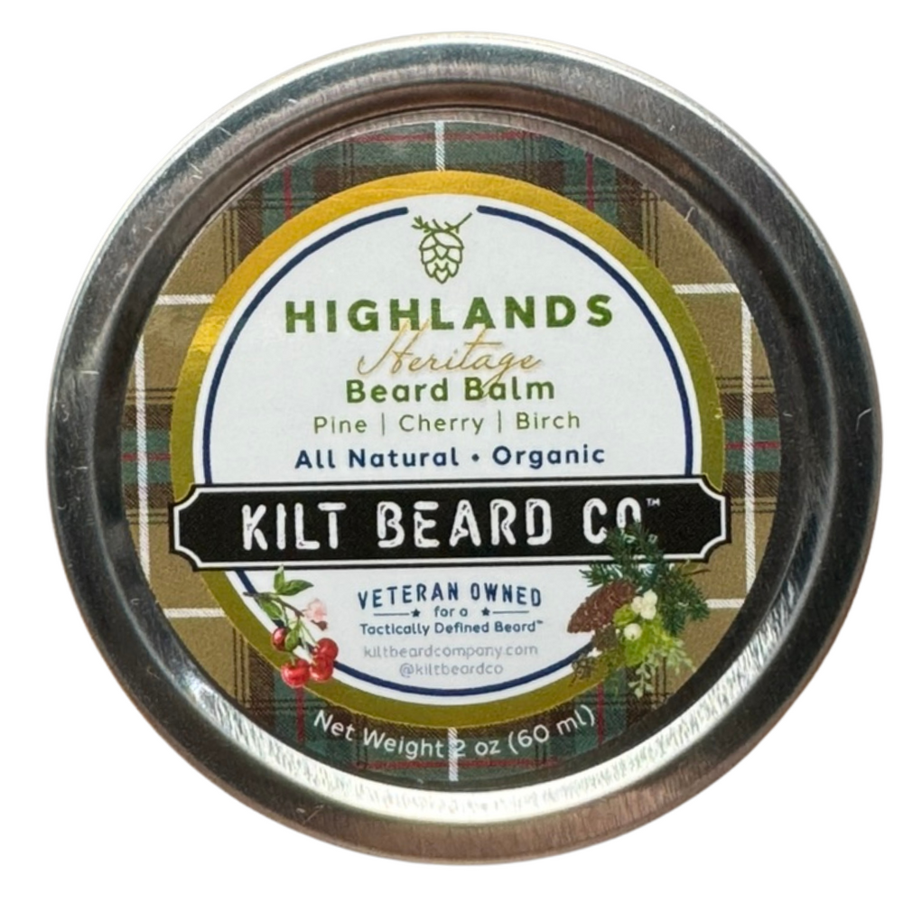 
                  
                    Highlands- Heritage Beard Kit- Beard Oil, Balm, and Butter
                  
                