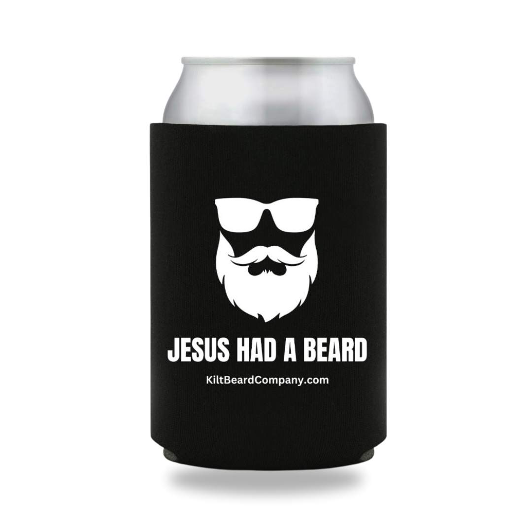 Kilt Beard Co. "Jesus Had A Beard" Can Coolie