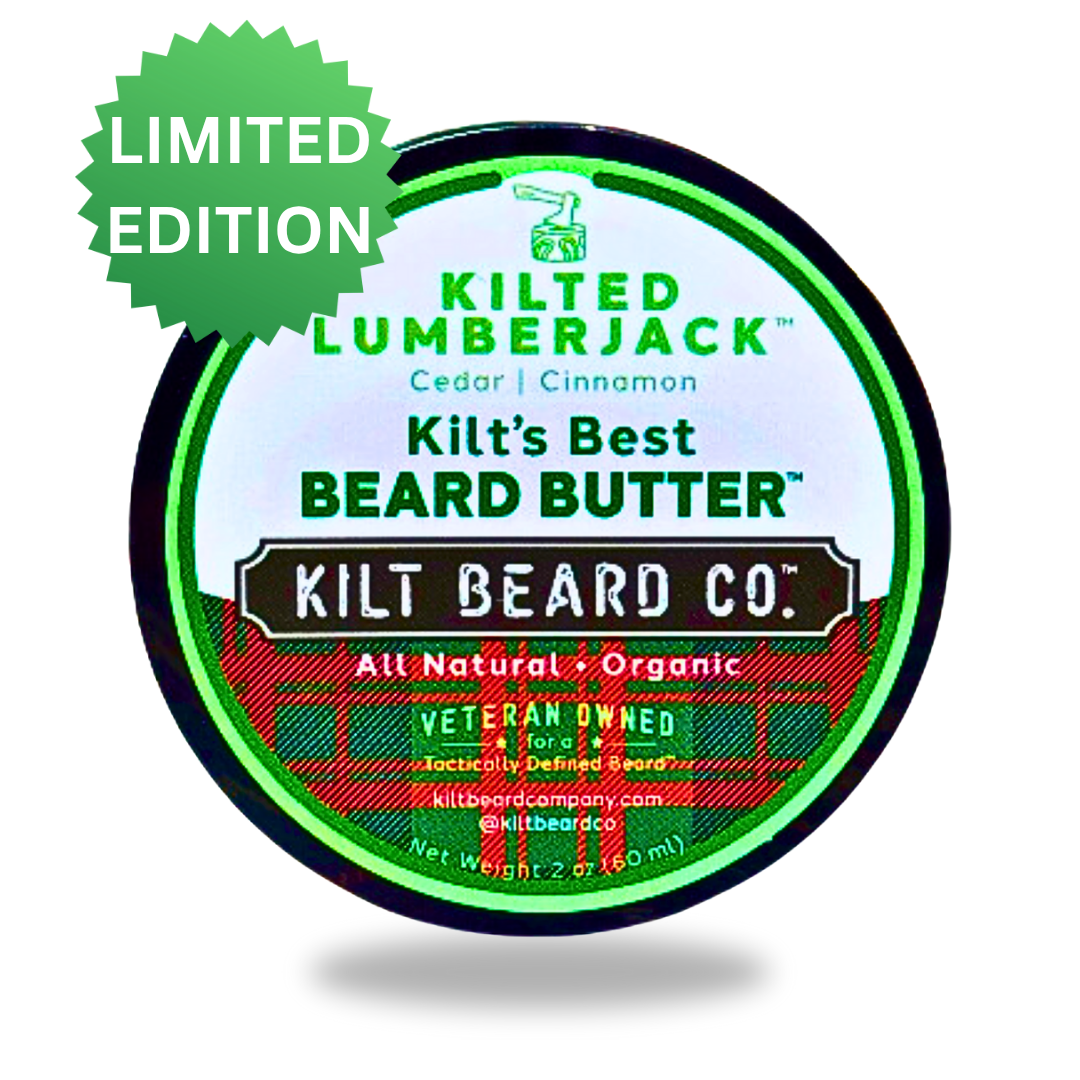 Organic Premium Beard Butter | Kilted Lumberjack | Limited Edition - Cedar Wood and Cinnamon
