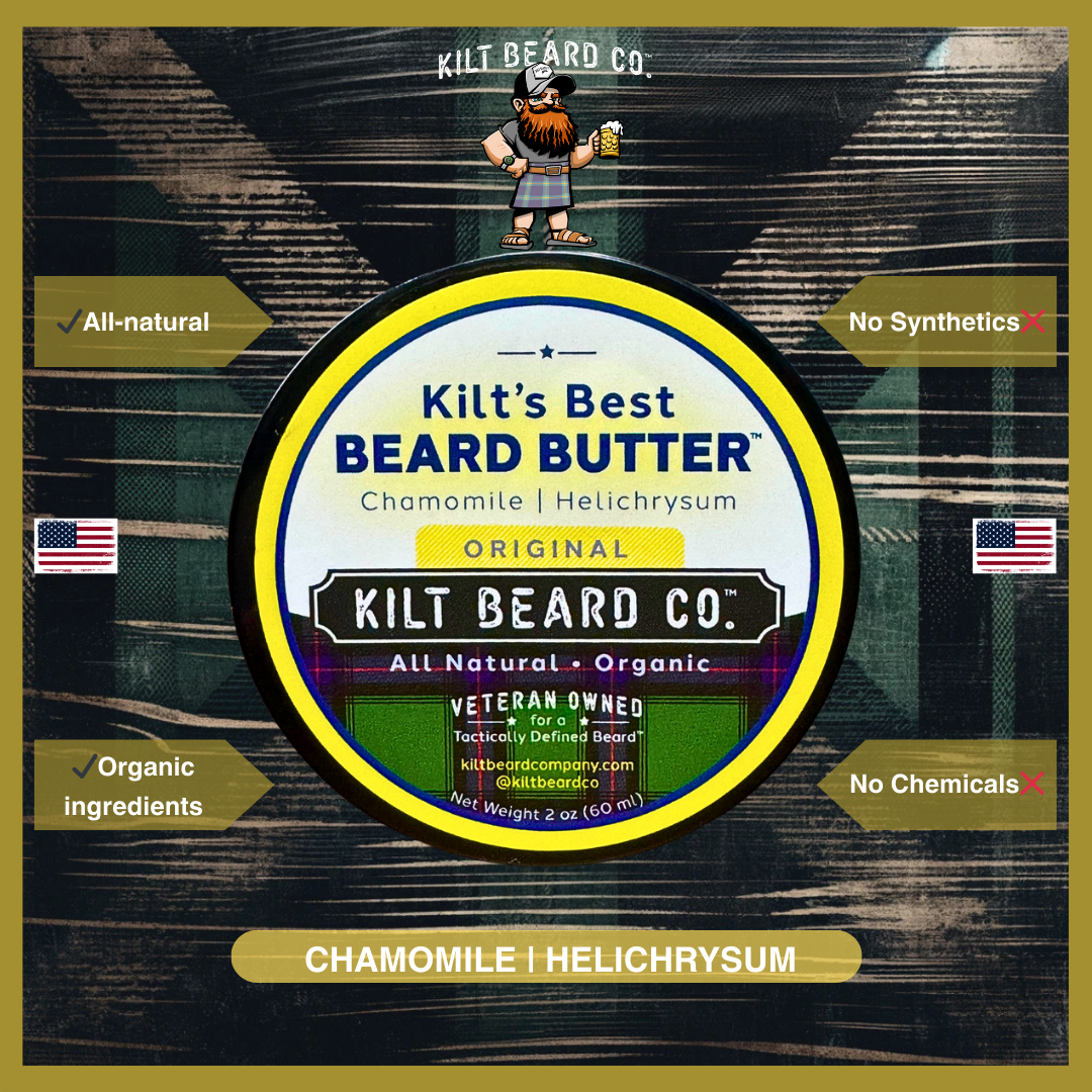 Kilt's Best Beard Butter- 2oz Organic Premium Beard Butter