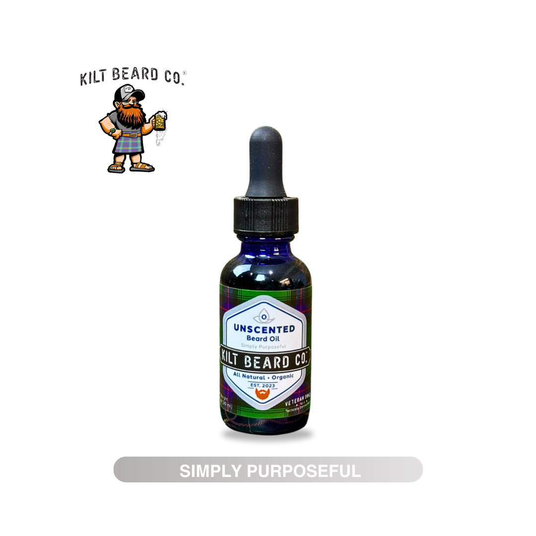 Premium Beard Oil - Organic Jojoba Oil | Unscented