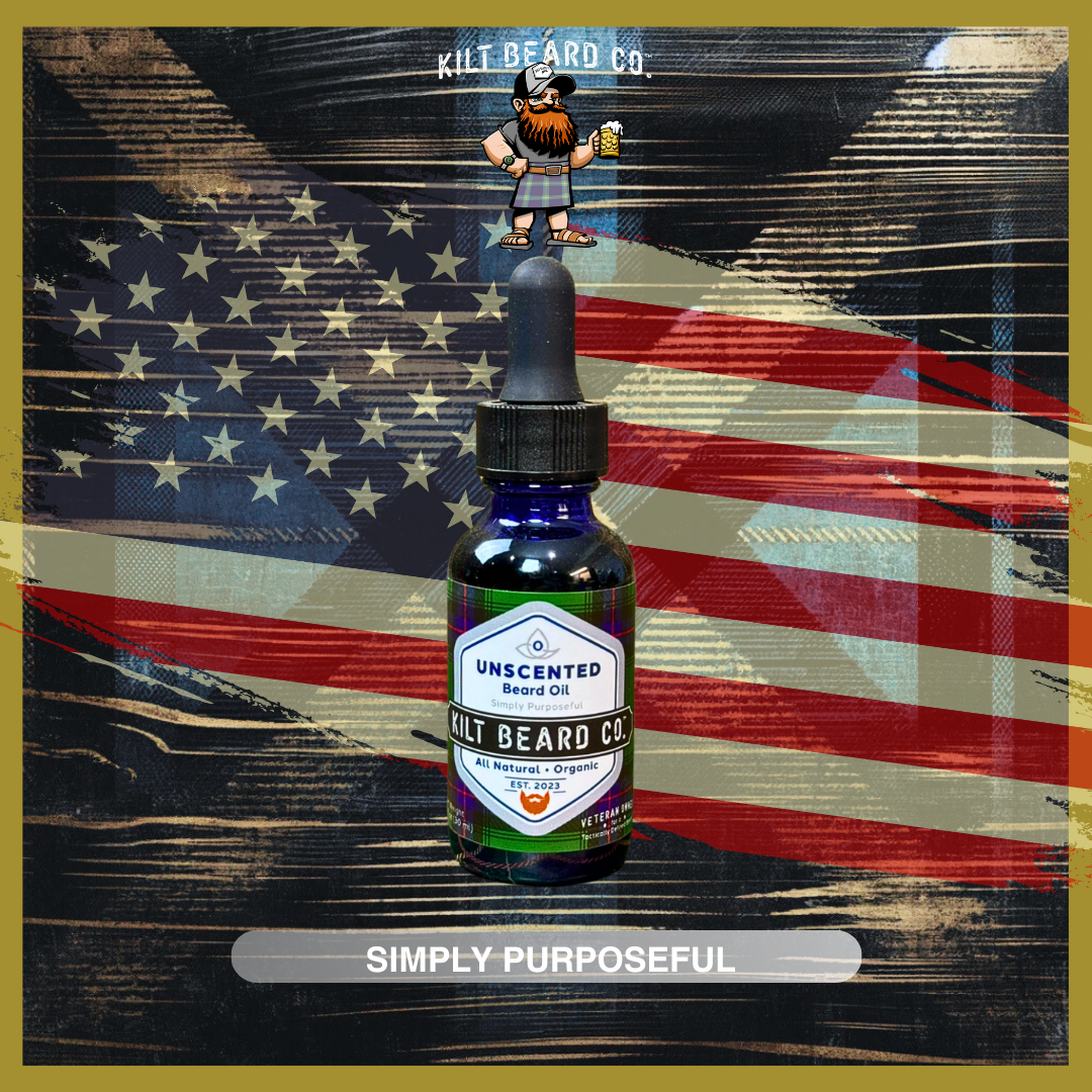 Premium Beard Oil - Organic Jojoba Oil | Unscented