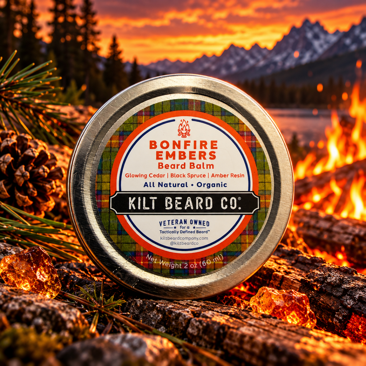 Bonfire Embers Balm - KiltBeardCo