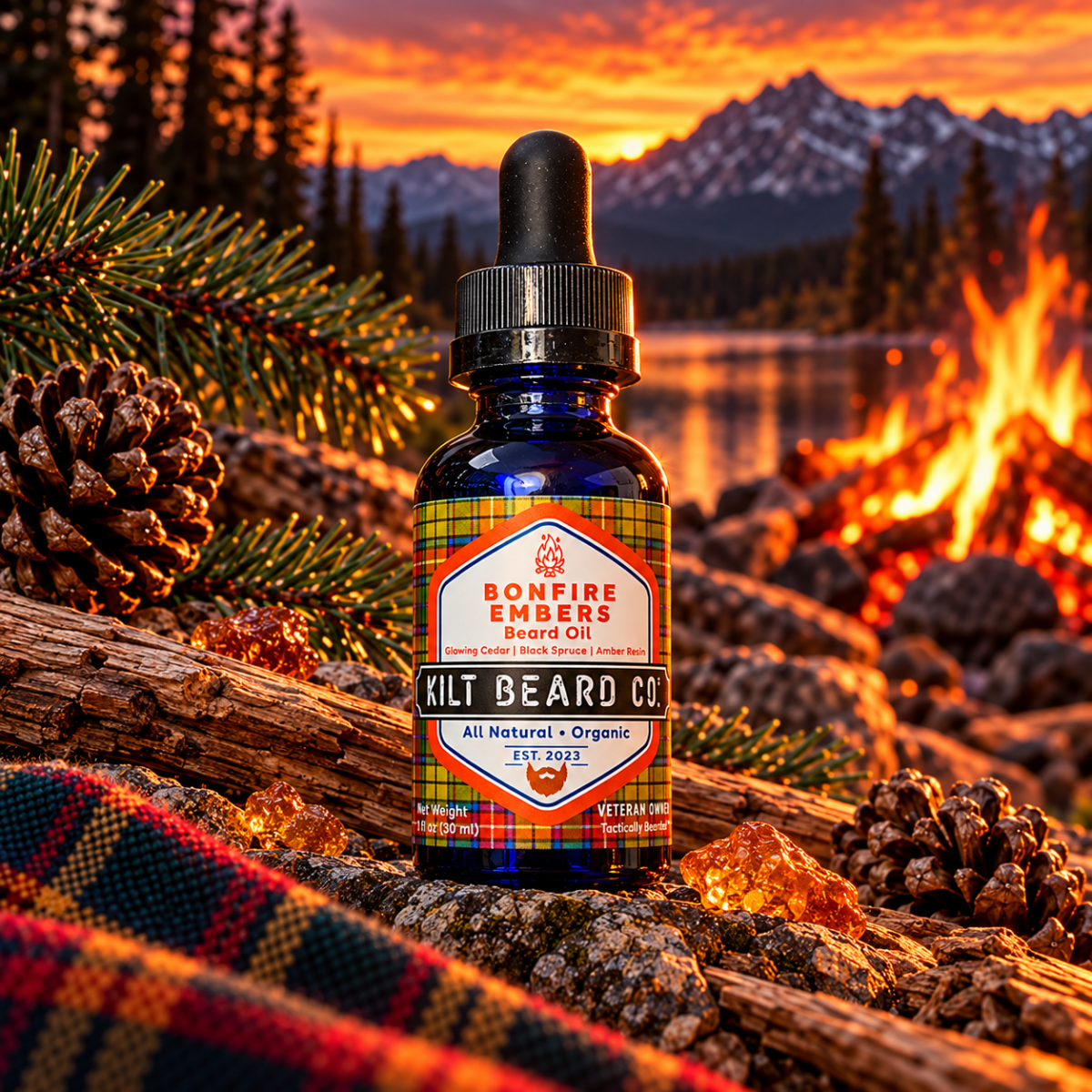 Bonfire Embers Oil - KiltBeardCo