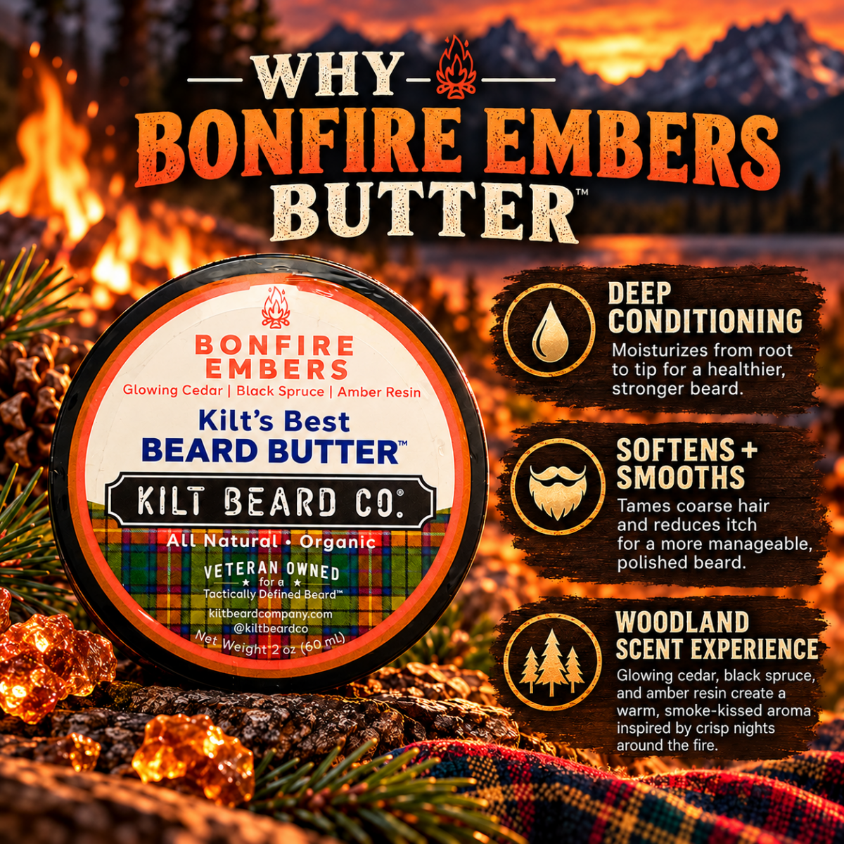 Bonfire Embers Routine - KiltBeardCo