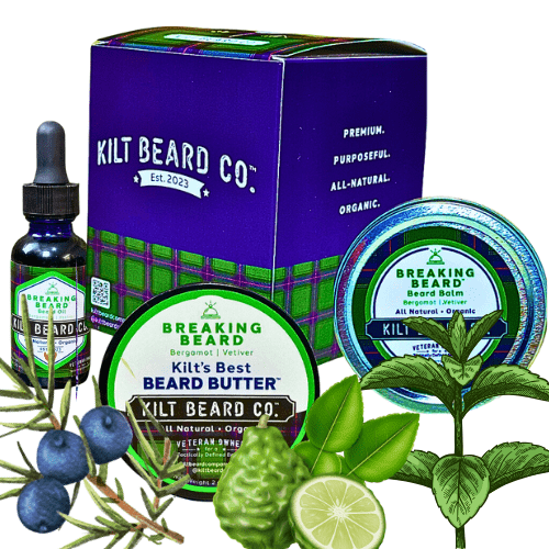 Breaking Beard Everyday Lifestyle Kit | Beard Oil, Balm, and Butter - KiltBeardCo