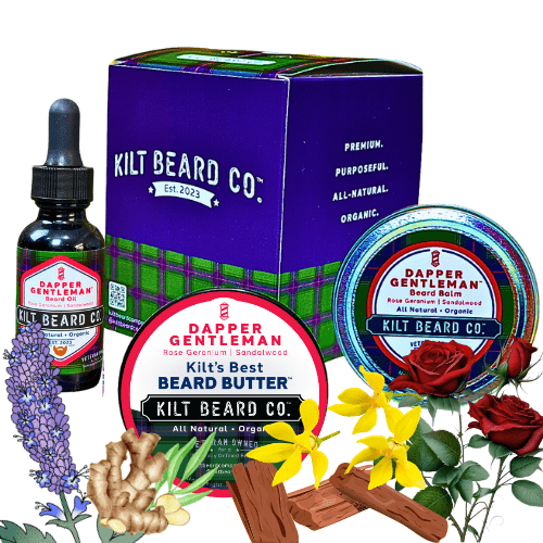 Date Night Lifestyle Kit | Beard Oil + Balm + Butter | Dapper Gentleman - KiltBeardCo