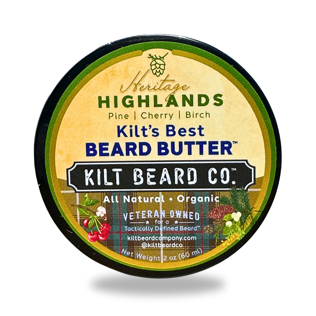 Editions - Highlands Heritage Complete Beard Kit | Beard Oil, Balm, Butter, Advanced Wash, and Icon Hat - KiltBeardCo