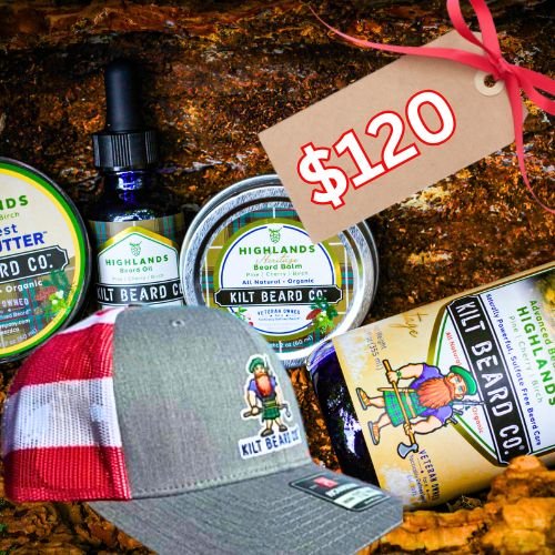 Editions - Highlands Heritage Complete Kit | Beard Oil, Balm, Butter, Advanced Wash, and Icon Hat - KiltBeardCo