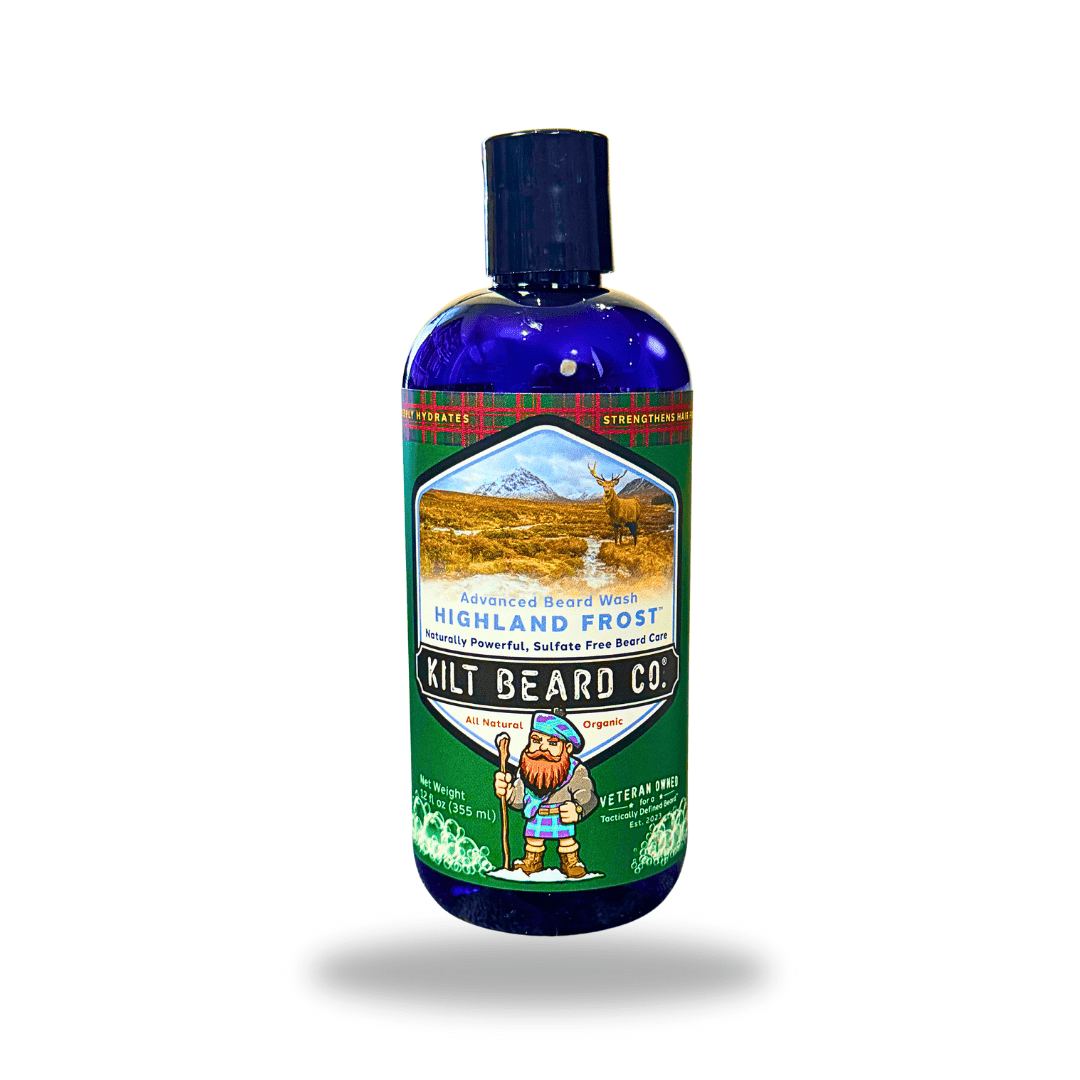 Highland Frost Complete Beard Kit | Beard Oil, Balm, Butter, and Advanced Wash - KiltBeardCo