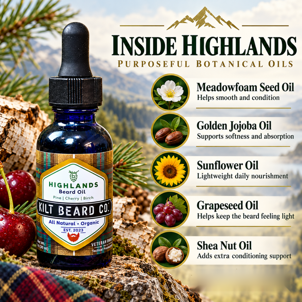 Highlands Oil - KiltBeardCo