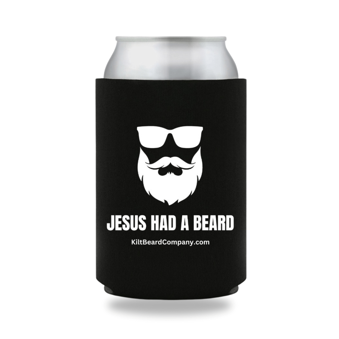 Kilt Beard Co. "Jesus Had A Beard" Can Coolie - KiltBeardCo