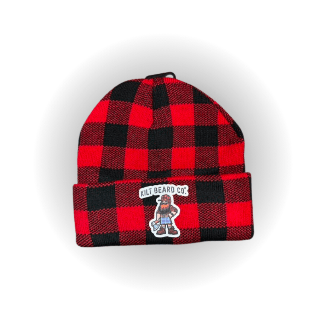 Kilt Beard Company Kilted Lumberjack Icon Plaid Beanie - KiltBeardCo