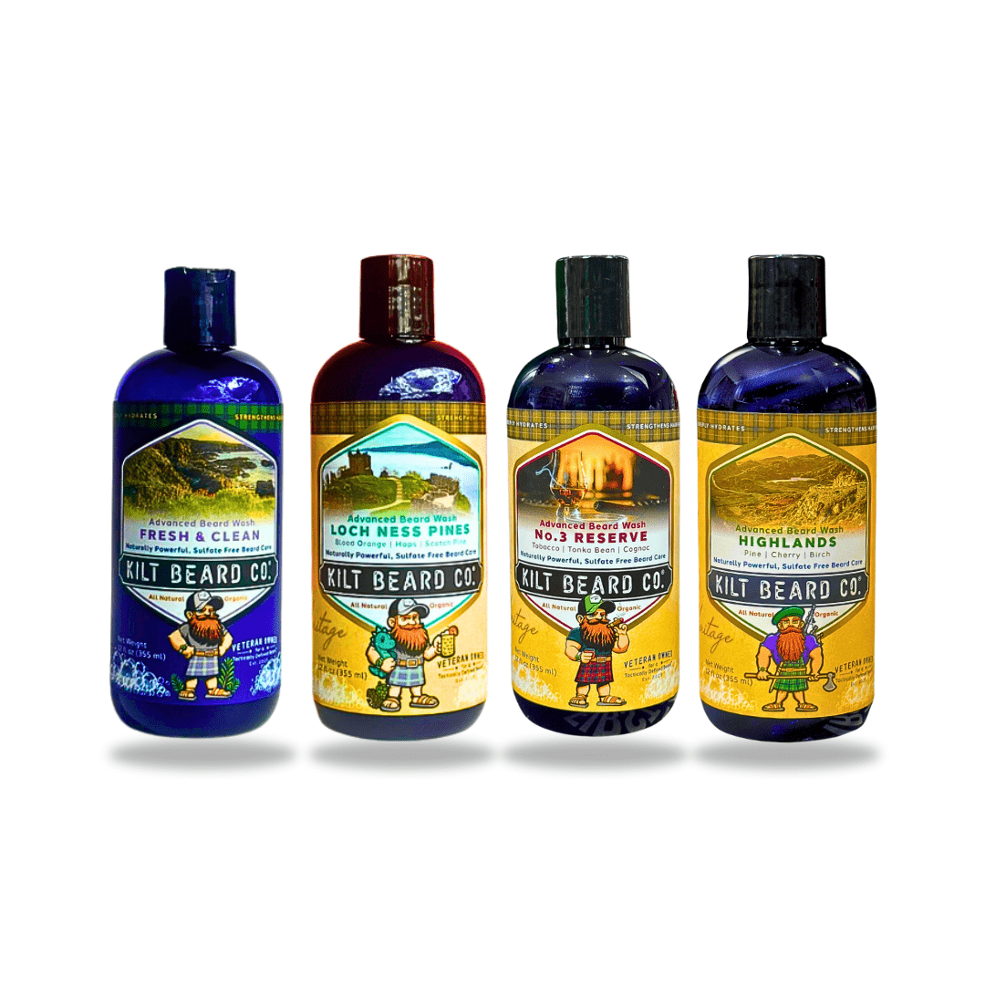 Kilt Beard Company's Advanced Beard Wash - KiltBeardCo