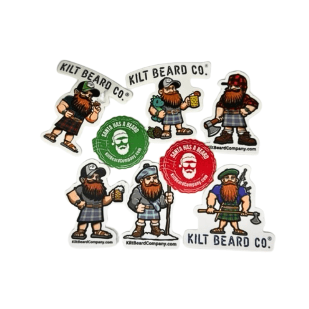 Kilted Sticker Pack - KiltBeardCo