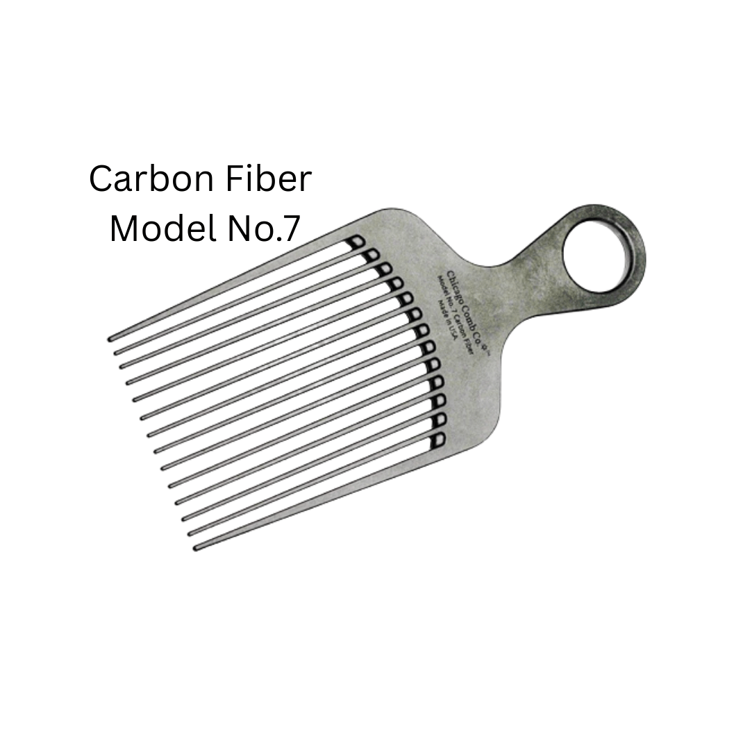 Long and Curly Beard Comb - Chicago Model Number 7 Pick - KiltBeardCo