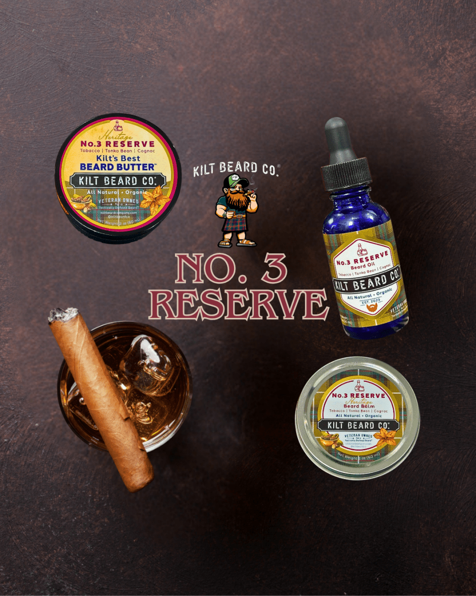 No. 3 Heritage Beard Kit | Beard Oil, Balm, and Butter - KiltBeardCo