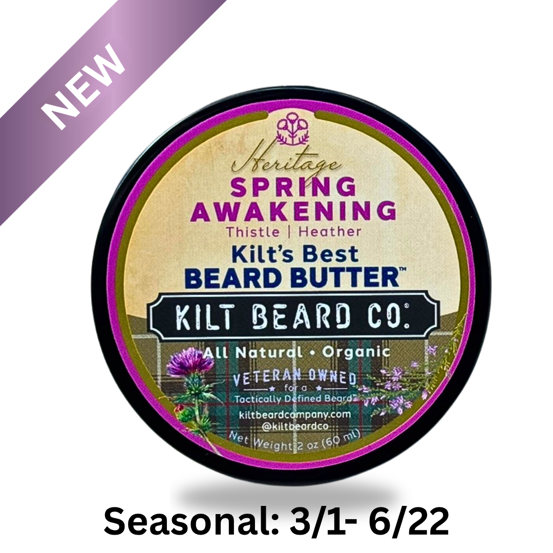 Premium Beard Butter | Spring Awakening | Thistle & Heather - KiltBeardCo