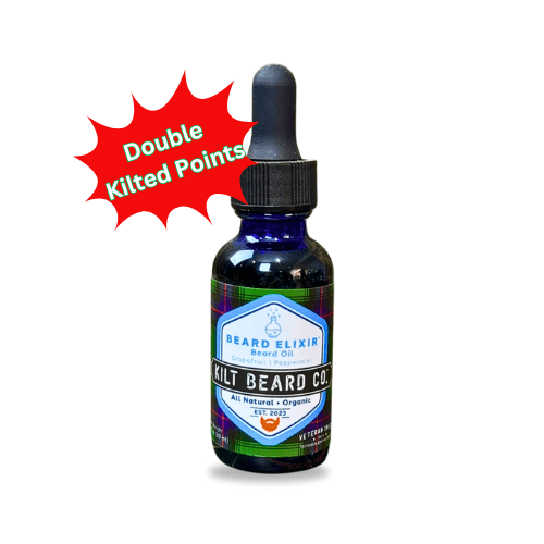 Premium Beard Oil | Beard Elixir Moisturizing Lifestyle | Grapefruit and Peppermint - KiltBeardCo