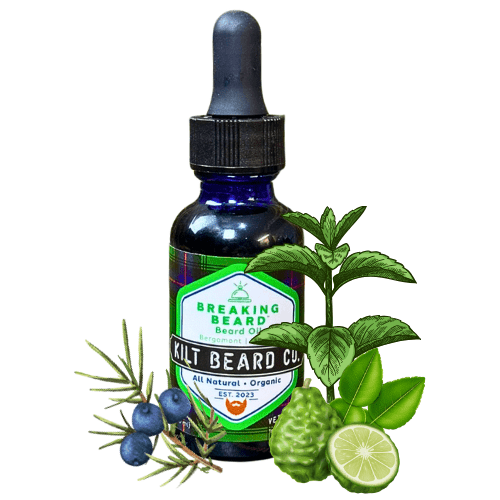 Premium Beard Oil | Breaking Beard | Bergamot and Vetiver - KiltBeardCo