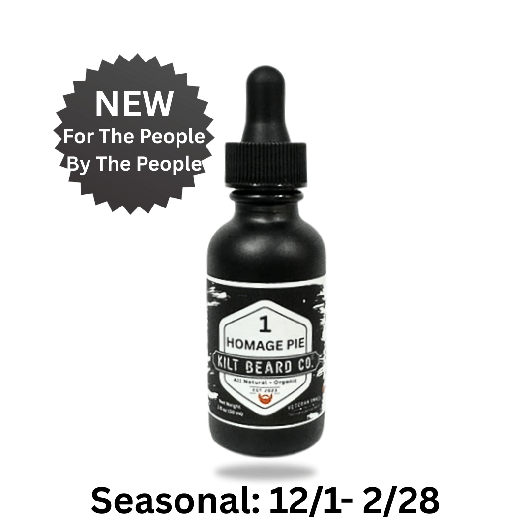 Premium Beard Oil | Homage Pie (FTPBTP) - Apple, Tobacco, Clove - KiltBeardCo