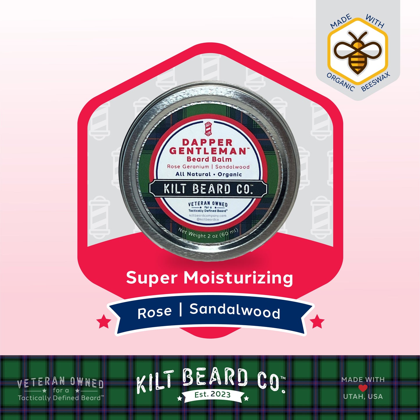 
                  
                    Beard Balm & Butter Kit - Vetiver, Sandalwood, Peppermint, Roman Chamomile - KiltBeardCo
                  
                