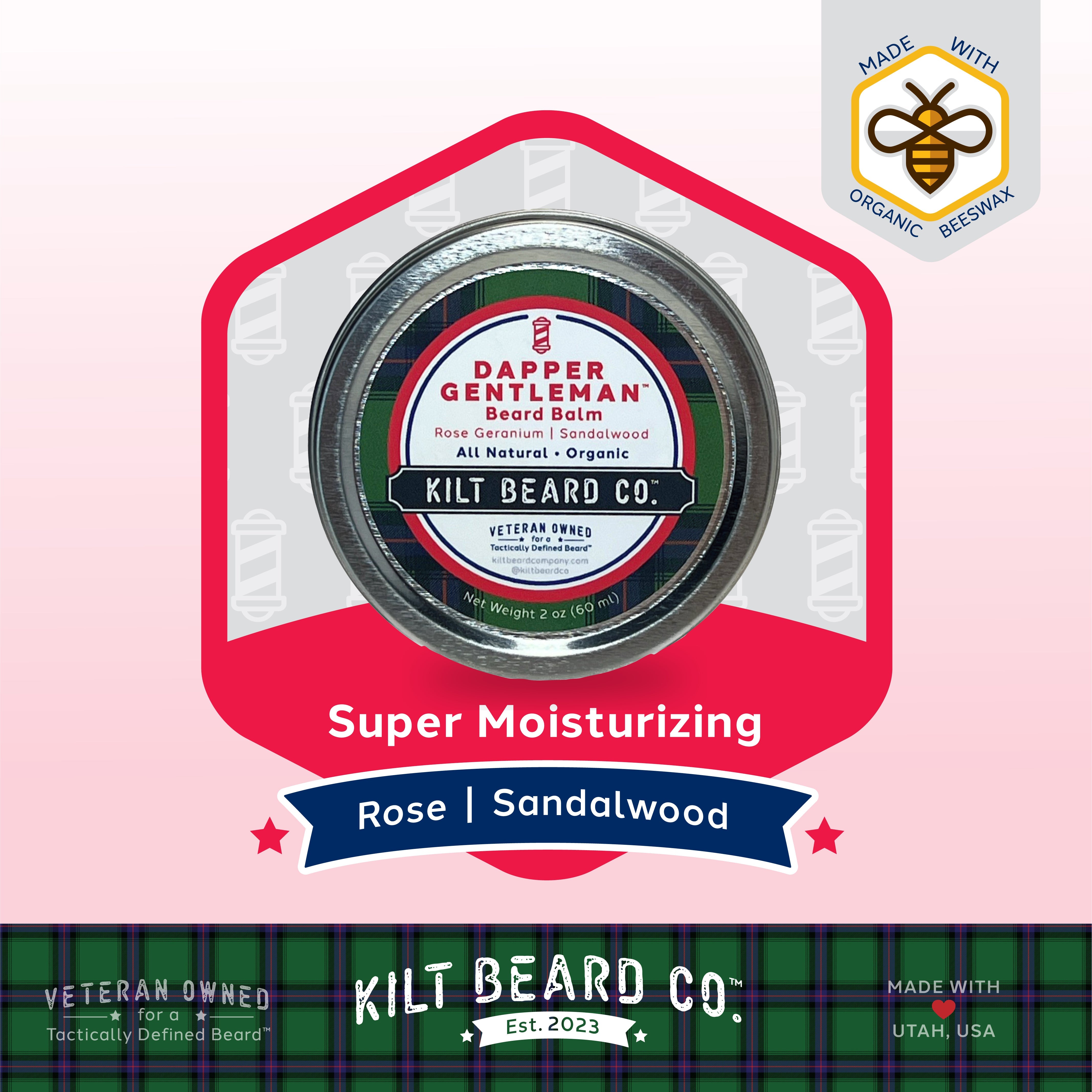 Date Night 1-2-3 Care Kit - Butter, Balm, Oil (Sandalwood, Roman Chamomile) - KiltBeardCo