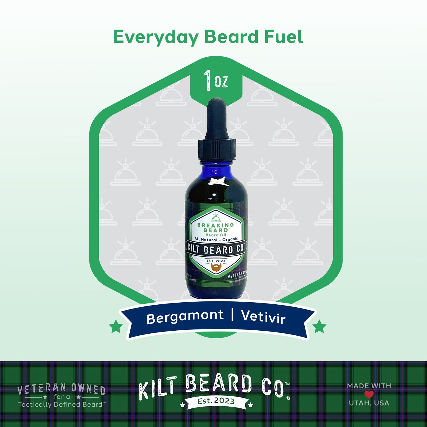
                  
                    Everyday Bearded Lifestyle Kit - Beeswax, Woodsy, Mango (Balm, Oil, Butter, Hat, T-shirt) - KiltBeardCo
                  
                