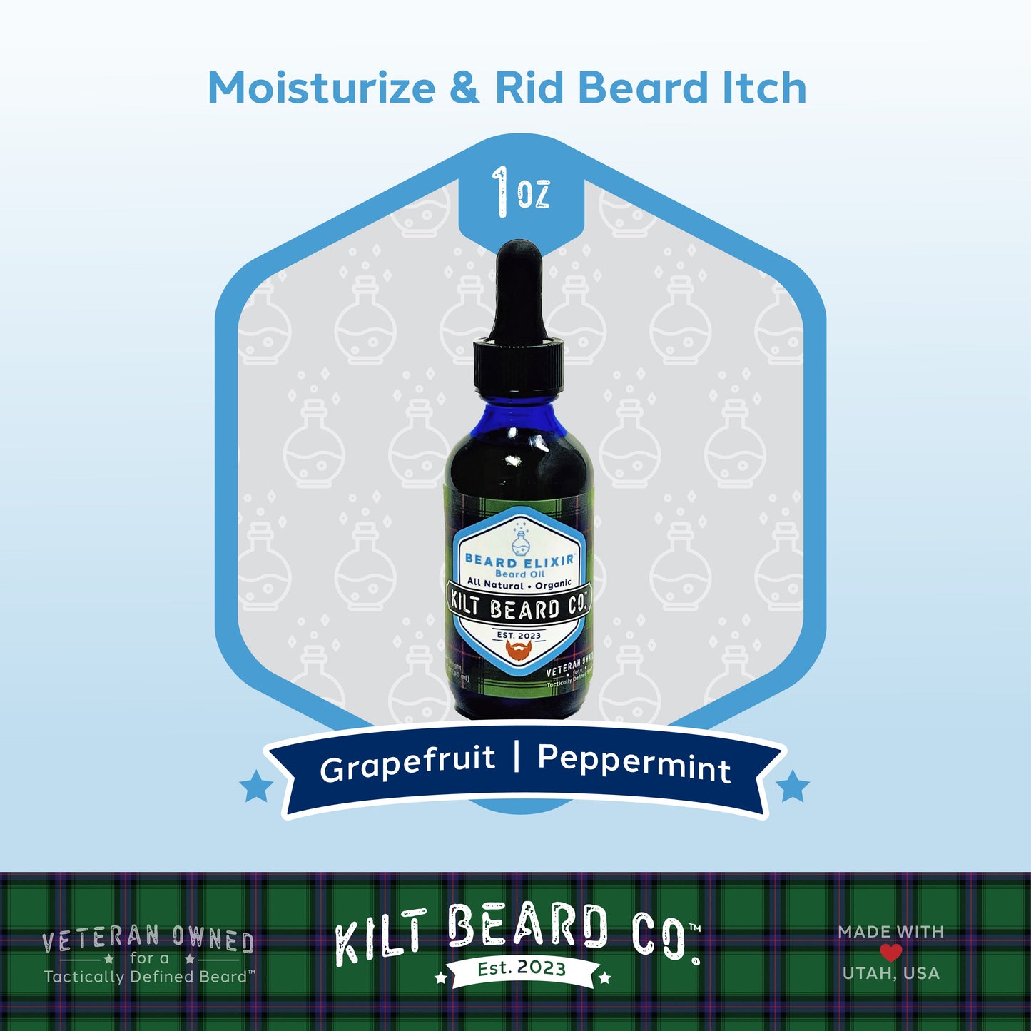 
                  
                    Premium 4-in-1 Beard Kit - 1oz Oil | Kilt Beard Co. - KiltBeardCo
                  
                