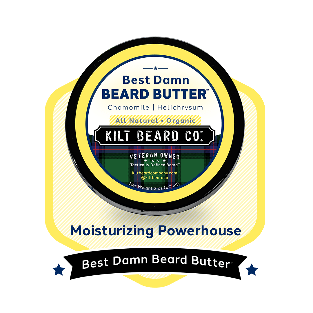 Premium Beard Butter - Shea, Mango 2oz | Best Damn Beard Butter™ - KiltBeardCo
