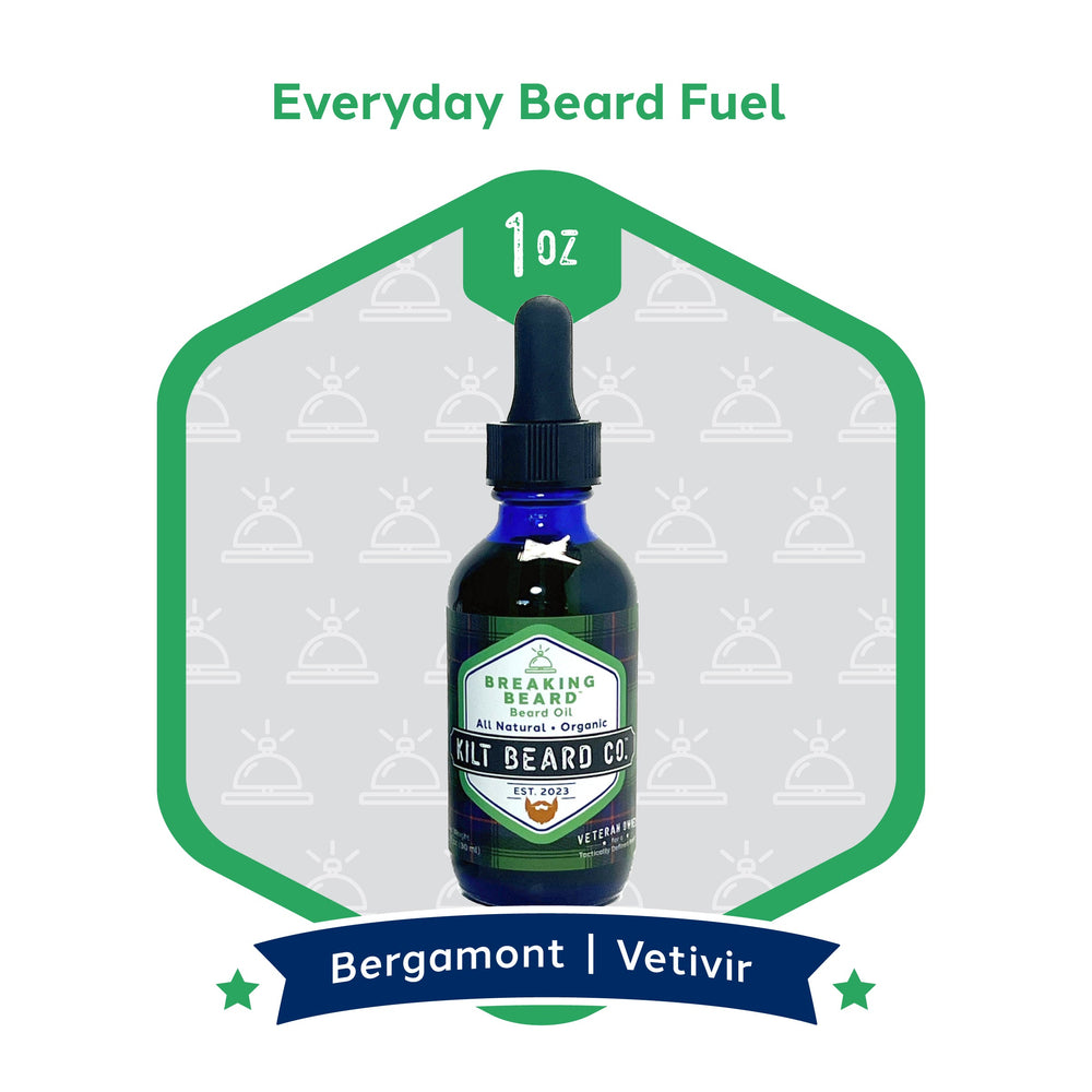 
                  
                    Premium Beard Oil - Organic Argan Oil | Breaking Beard™ - KiltBeardCo
                  
                