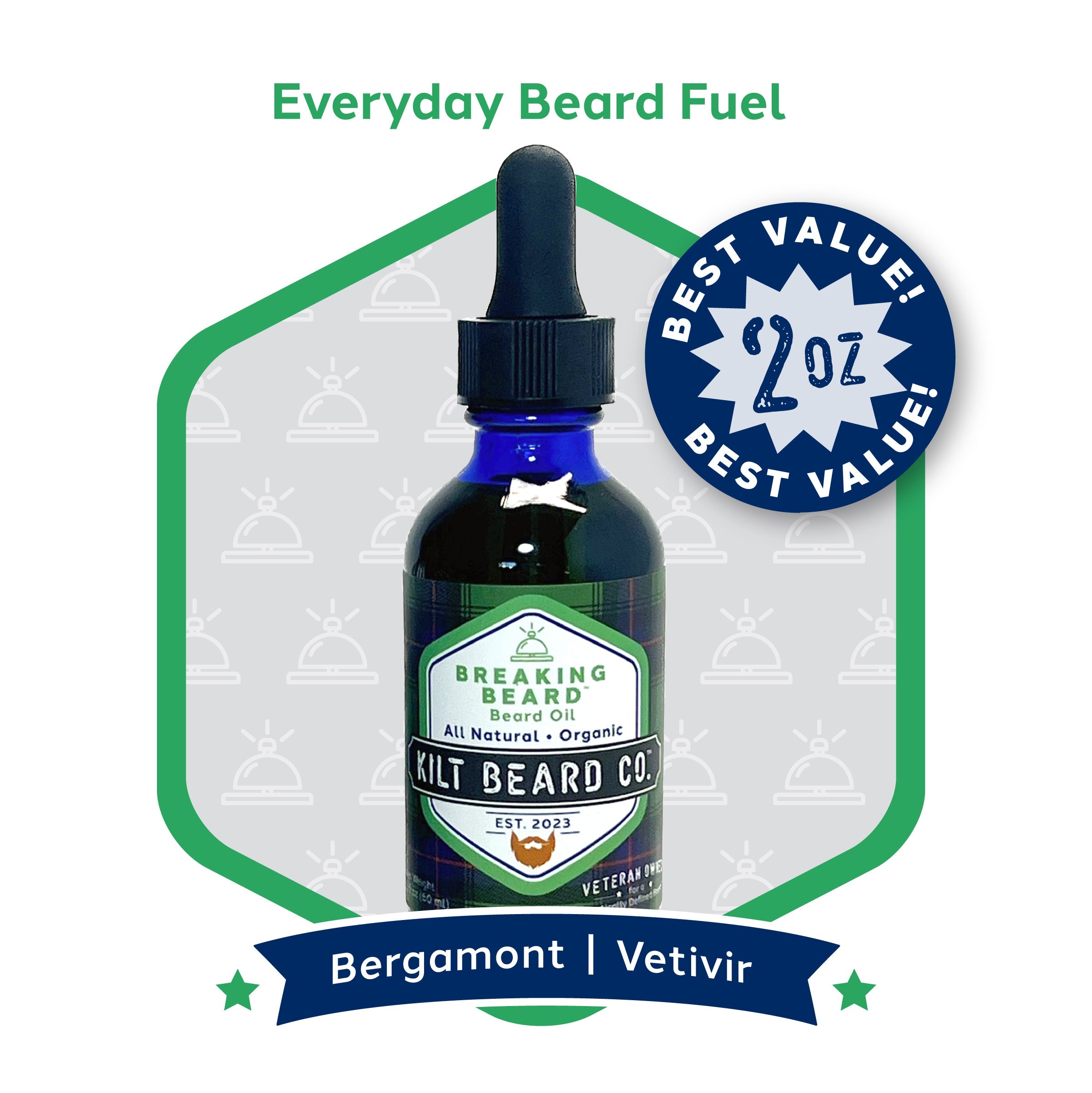 Premium Beard Oil - Organic Argan Oil | Breaking Beard™ - KiltBeardCo