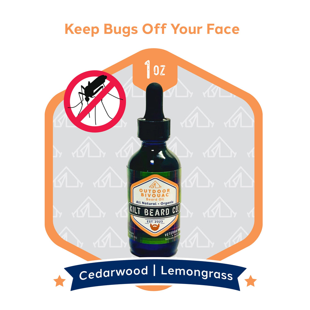 Premium Beard Oil - Organic Cedarwood | Outdoor Bivouac™ - KiltBeardCo